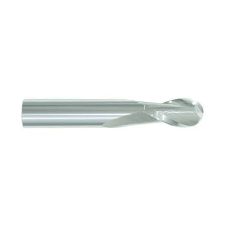 Morse Single End Mill, Ball Nose Center Cutting Regular Length, Series 5940, 2364 Cutter Dia, 212 Ov 57135